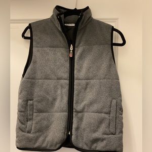 Energie Polar 2000 gray fleece vest size medium